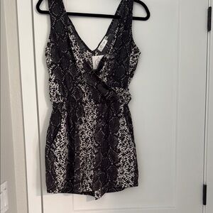 Snakeskin Romper